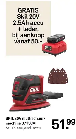 Karwei SKIL 20V multischuur machine 3715CA aanbieding