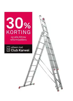 Karwei Op alle Altrex reformladders aanbieding