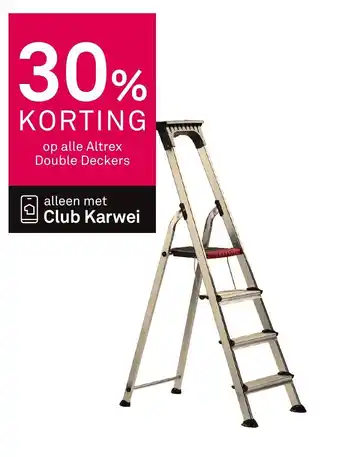 Karwei Op alle Altrex Double Deckers aanbieding