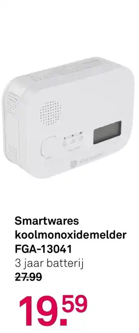 Karwei Ssmartwares koolmonoxidemelder FGA-13041 aanbieding