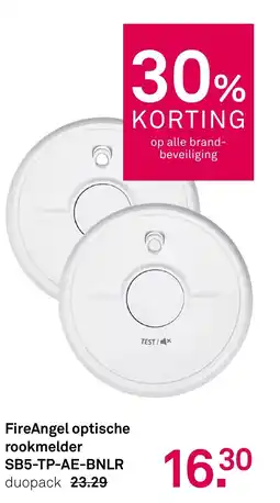 Karwei Fireangel optische rookmelder SB5-TP-AE-BNLR aanbieding