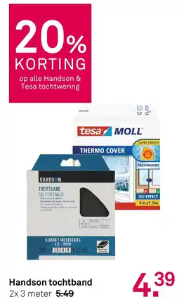Karwei Handson tochtband aanbieding