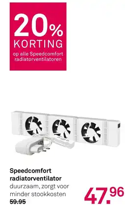 Karwei Speedcomfort radiatorventilator aanbieding