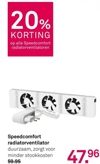 Karwei Speedcomfort radiatorventilator aanbieding