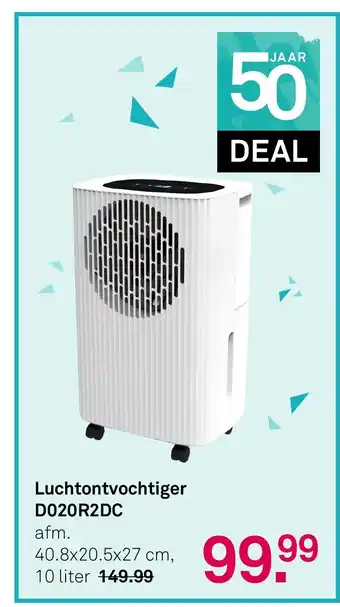 Karwei Luchtontvochtiger D020R2DC aanbieding