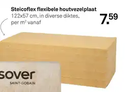 Karwei Steicoflex flexibele houtvezelplaat aanbieding