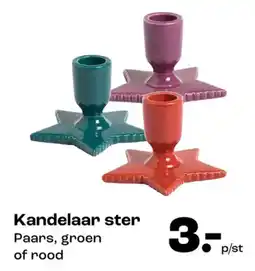 Kwantum Kandelaar ster aanbieding