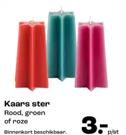 Kwantum Kaars ster aanbieding