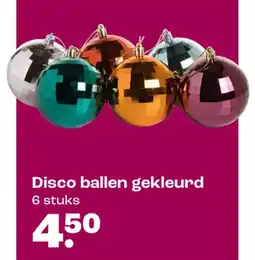 Kwantum Disco ballen gekleurd aanbieding