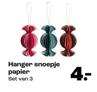 Kwantum Hanger snoepje papier aanbieding
