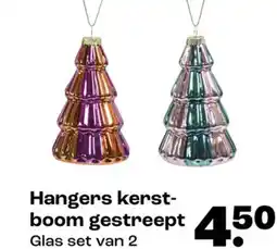 Kwantum Hangers kerst boom gestreept aanbieding