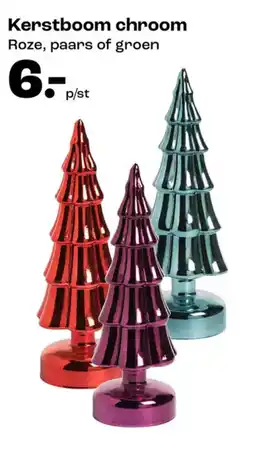Kwantum Kerstboom chroom aanbieding