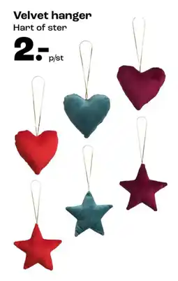 Kwantum Velvet hanger aanbieding