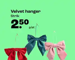 Kwantum Velvet hanger aanbieding