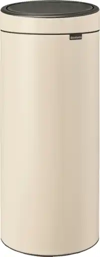 Coolblue Brabantia Touch Bin 30 Liter Soft Beige aanbieding