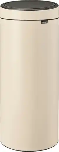 Coolblue Brabantia Touch Bin 30 Liter Soft Beige aanbieding