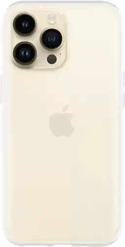 Coolblue Just in Case Soft Design Apple iPhone 14 Pro Max Back Cover Transparant aanbieding