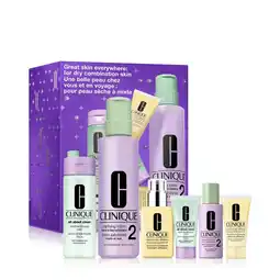 Douglas Clinique Great Skin Everywhere Set: For Dry Combination Skin aanbieding