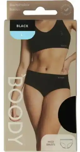 De Online Drogist Boody Midi Heupslip Zwart L aanbieding