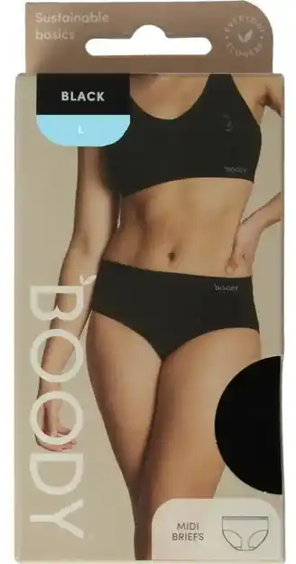 De Online Drogist Boody Midi Heupslip Zwart L aanbieding