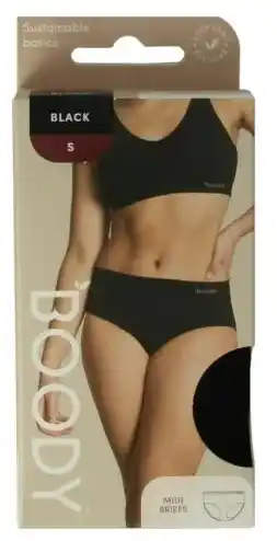 De Online Drogist Boody Midi Heupslip Zwart S aanbieding