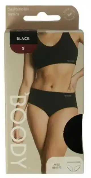 De Online Drogist Boody Midi Heupslip Zwart S aanbieding