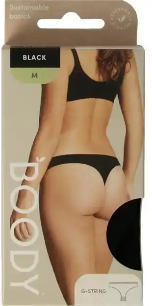 De Online Drogist Boody G-string Zwart M aanbieding