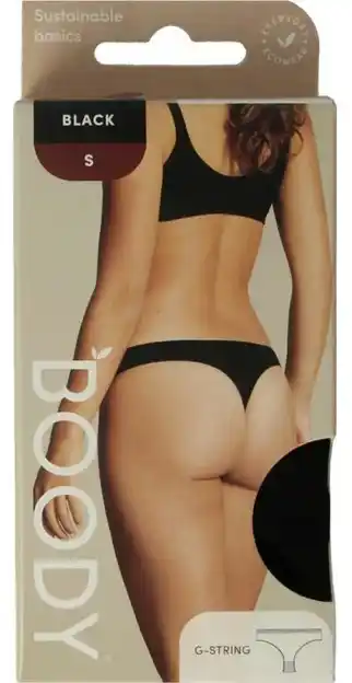 De Online Drogist Boody G-string Zwart S aanbieding