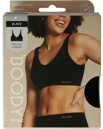 De Online Drogist Boody Padded Shaper Crop Bra Zwart M aanbieding