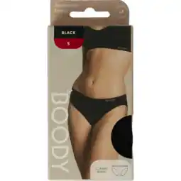 De Online Drogist Boody Classic Bikinislip Zwart S aanbieding