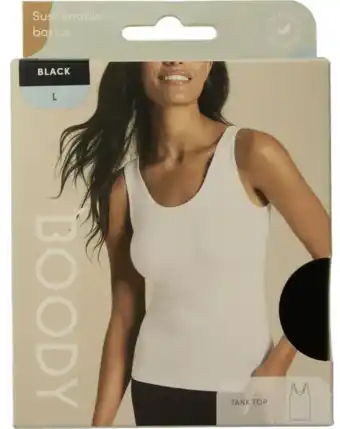 De Online Drogist Boody Tank Top Zwart L aanbieding