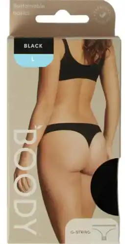 De Online Drogist Boody G-string Zwart L aanbieding