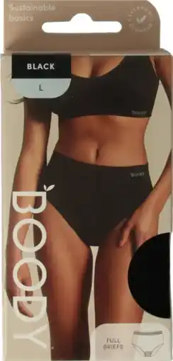 De Online Drogist Boody Full Brief Taille Slip Zwart L aanbieding