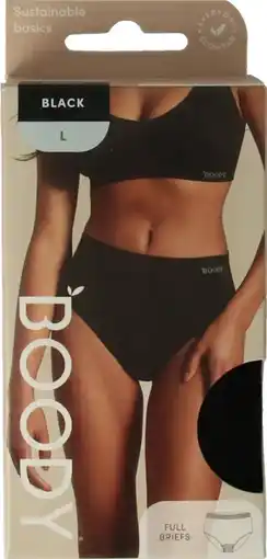 De Online Drogist Boody Full Brief Taille Slip Zwart L aanbieding