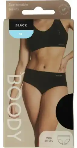 De Online Drogist Boody Midi Heupslip Zwart XL aanbieding