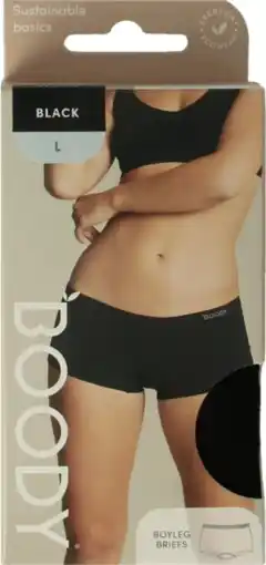 De Online Drogist Boody Boyleg Damesslip Zwart L aanbieding