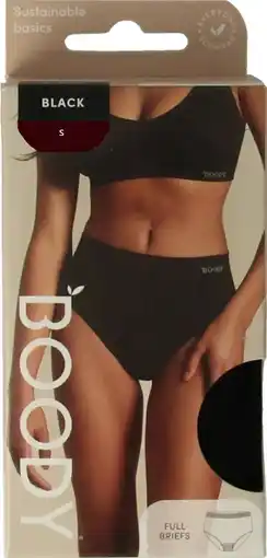 De Online Drogist Boody Full Brief Taille Slip Zwart S aanbieding