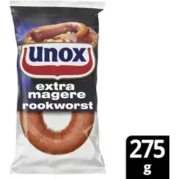 Albert Heijn Unox Extra magere rookworst aanbieding