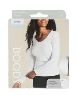 De Online Drogist Boody Damestop Lange Mouw Wit L aanbieding
