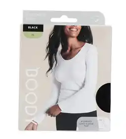 De Online Drogist Boody Damestop Lange Mouw Zwart M aanbieding
