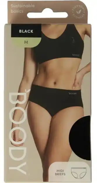 De Online Drogist Boody Midi Heupslip Zwart M aanbieding