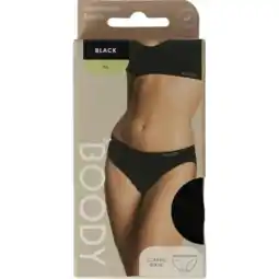 De Online Drogist Boody Classic Bikinislip Zwart M aanbieding