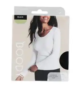 De Online Drogist Boody Damestop Lange Mouw Zwart S aanbieding