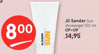 Etos Jil Sander Sun showergel 150 ml aanbieding