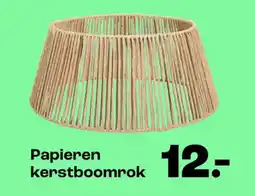 Kwantum Papieren kerstboomrok aanbieding