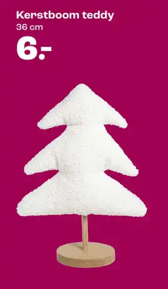 Kwantum Kerstboom teddy aanbieding