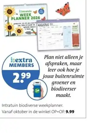 Intratuin Intratuin biodiverse weekplanner. aanbieding