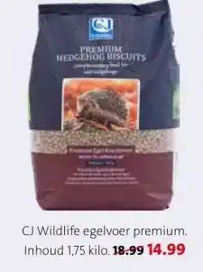 Intratuin CJ Wildlife egelvoer premium. aanbieding