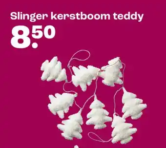 Kwantum Slinger kerstboom teddy aanbieding