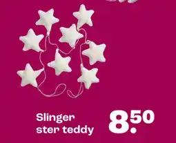 Kwantum Slinger ster teddy aanbieding